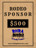 $500 Sponsorship