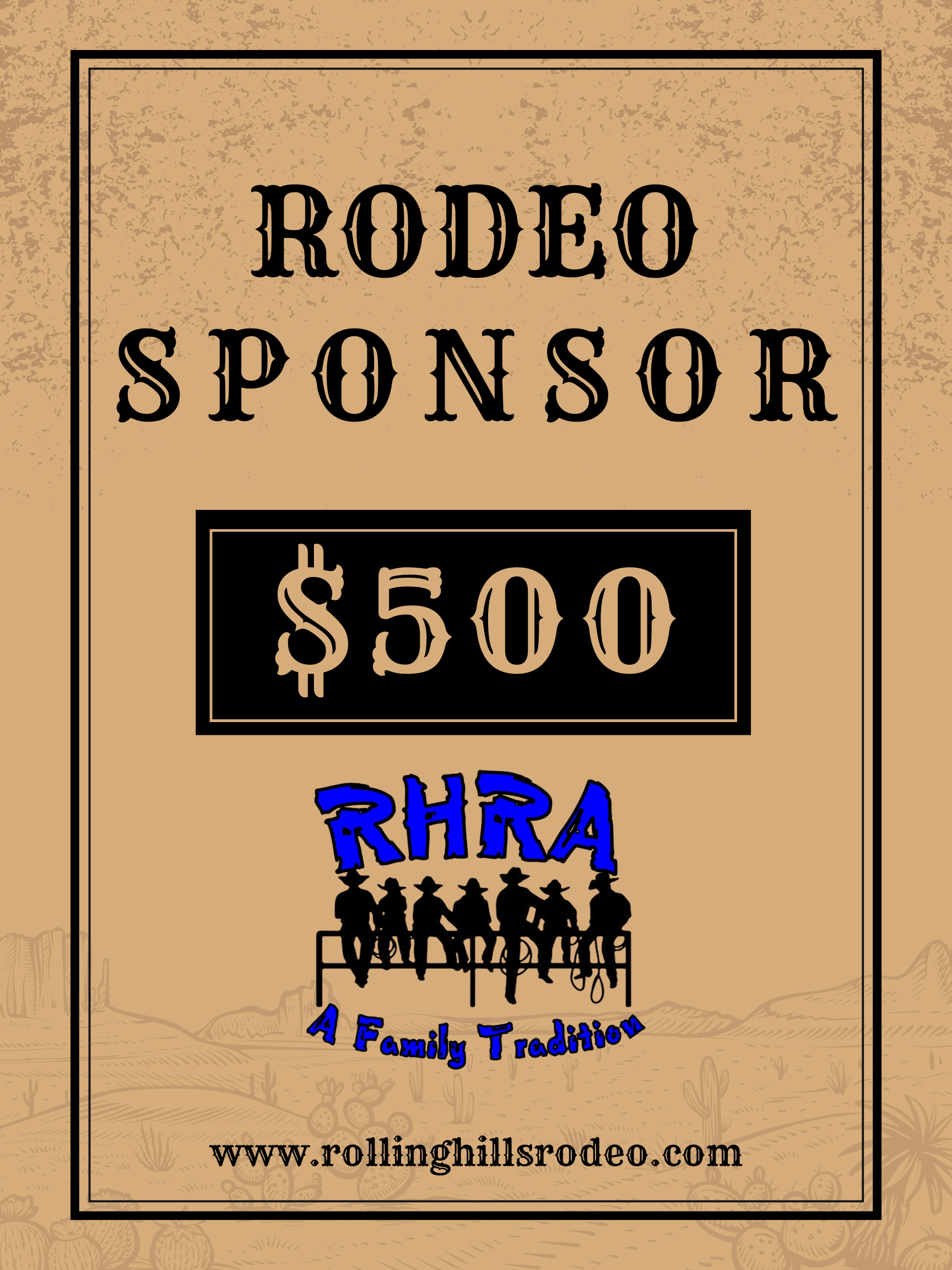 $500 Sponsorship