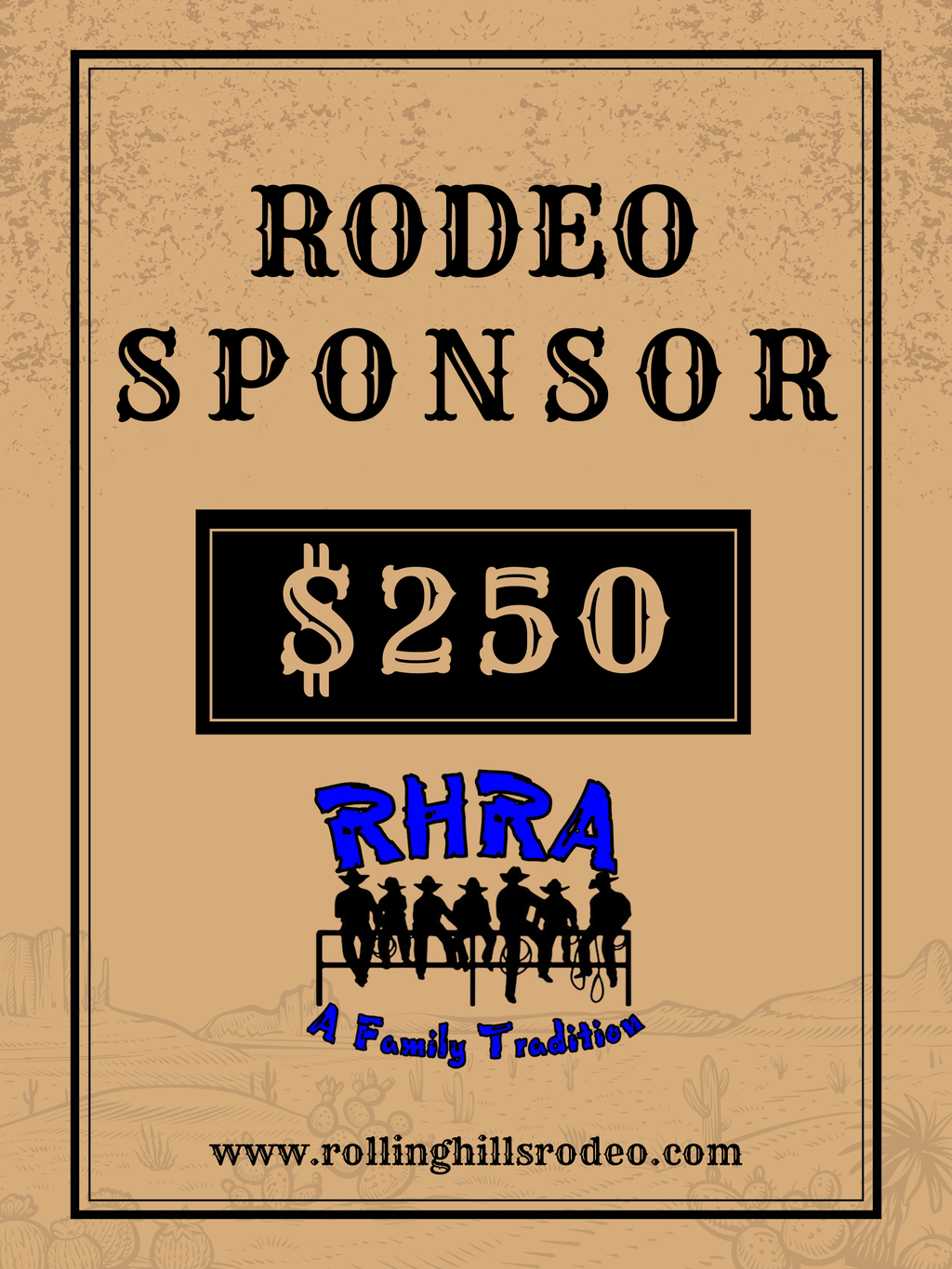 $250 Sponsorship