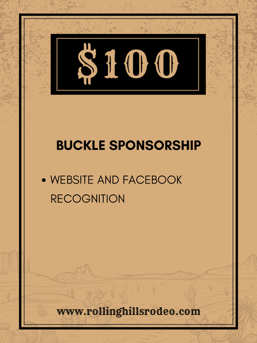 $100 Sponsorship
